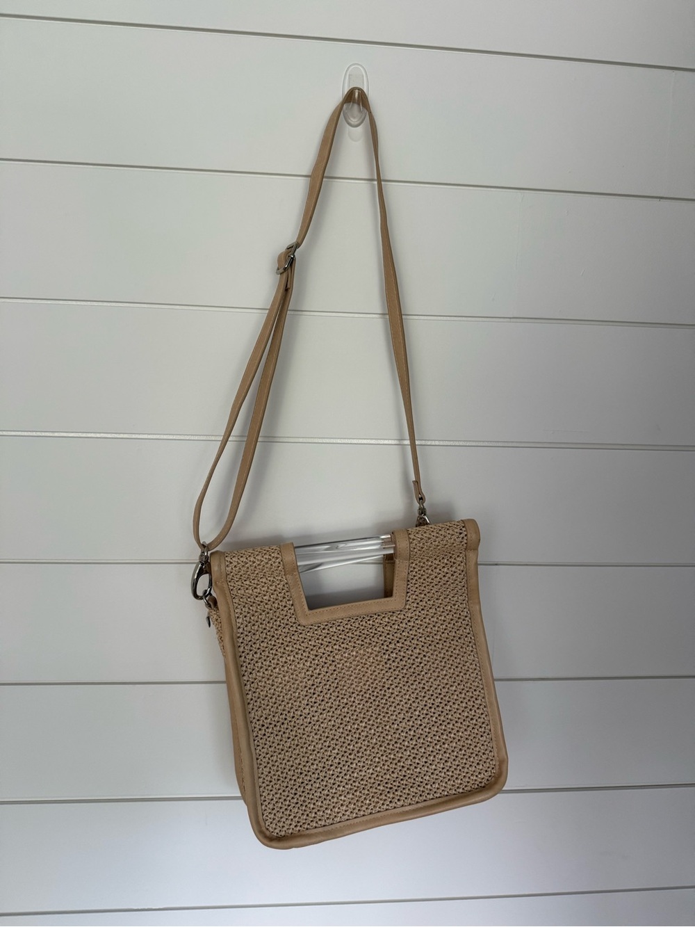 BEIS Woven Shoulder Bag with Adjustable Strap